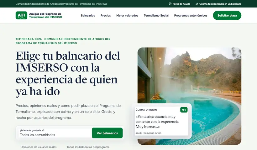 Red de portales de turismo termal